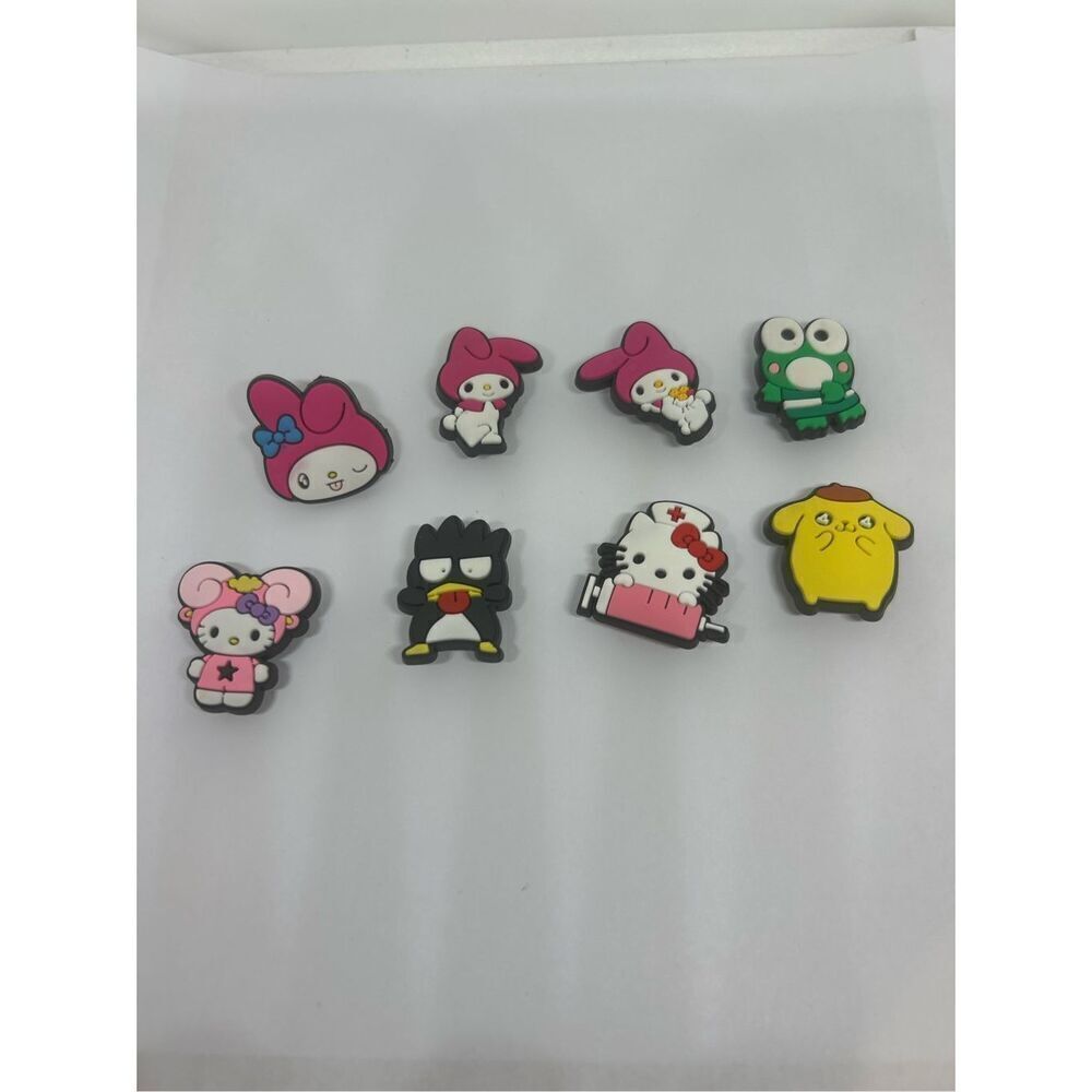 Sanrio Character Shoe Charms – 8 Piece Set